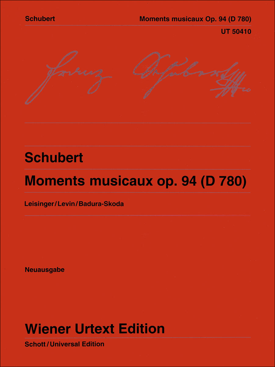 Schubert: Moments musicaux, D 780, Op. 94 – Ficks Music