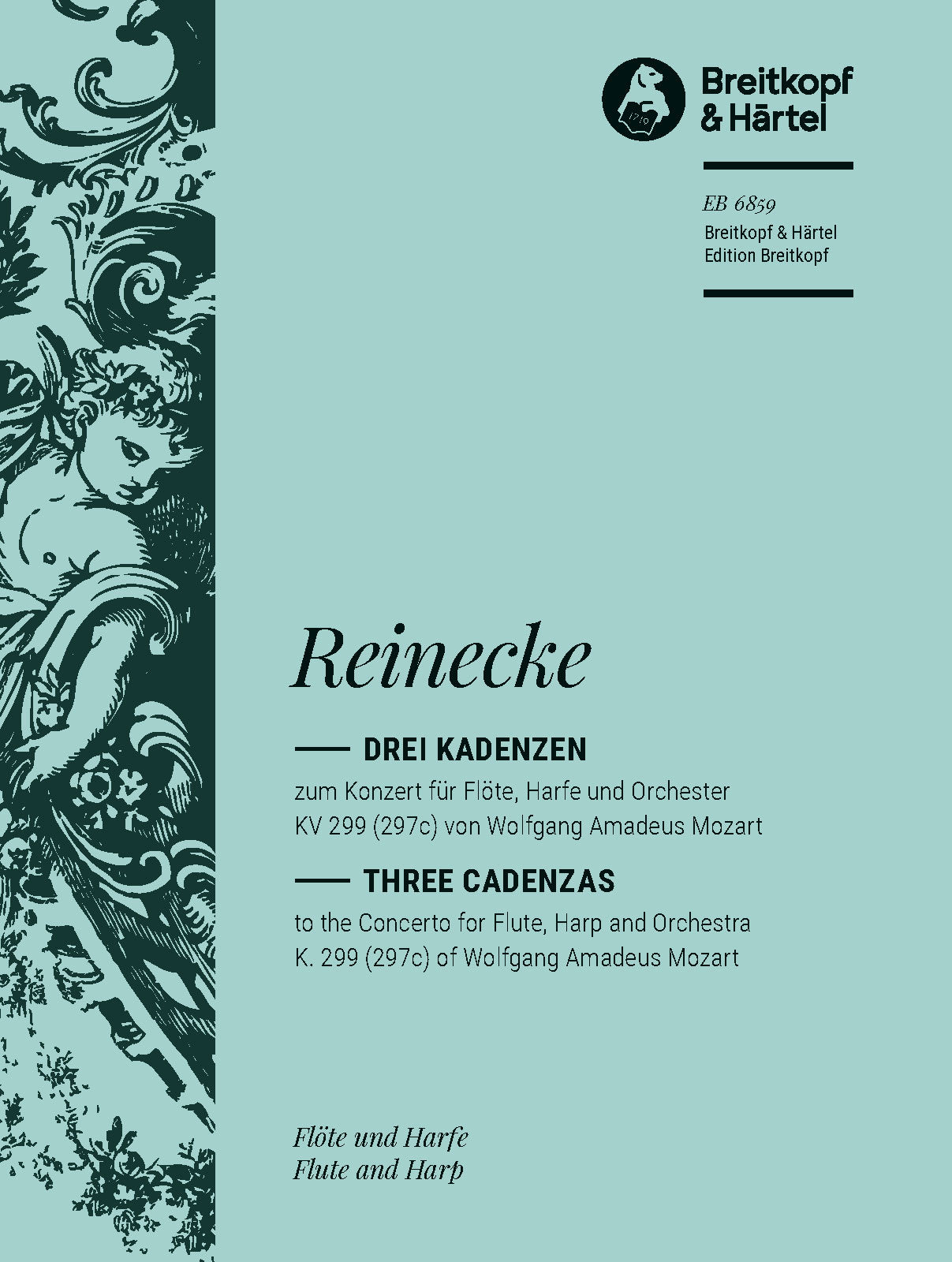 S*a様 Cadenza カデンツァ 45HS Guarneri ハンドメイドミ Reinecke: 3 Cadenzas for Mozart's Concerto for Flute & Harp, K