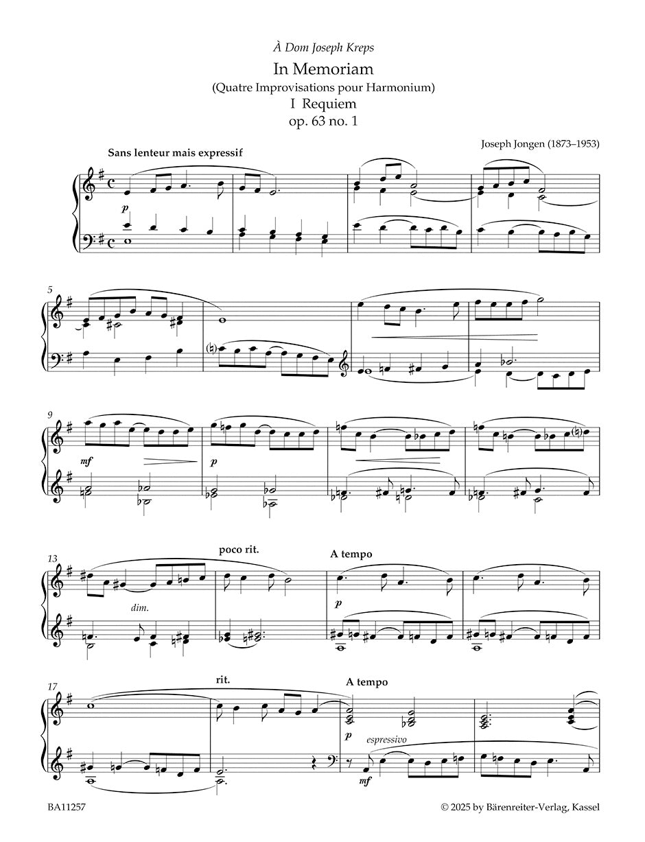 Jongen: Complete Works for Organ and Harmonium - Volume 3