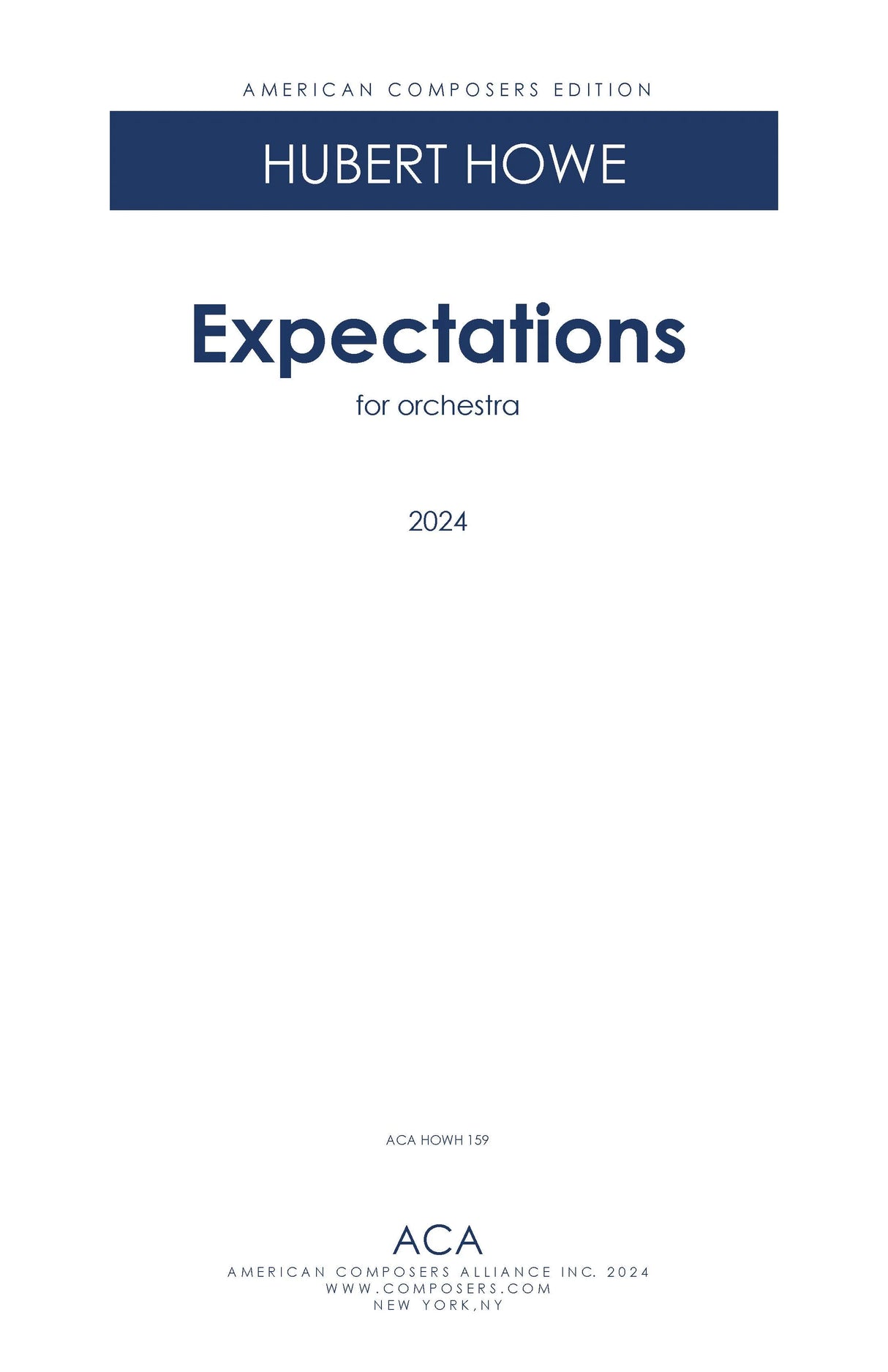 Howe: Expectations