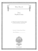 Mazzoli: A Thousand Tongues (Version for Piano Trio & Electronics)