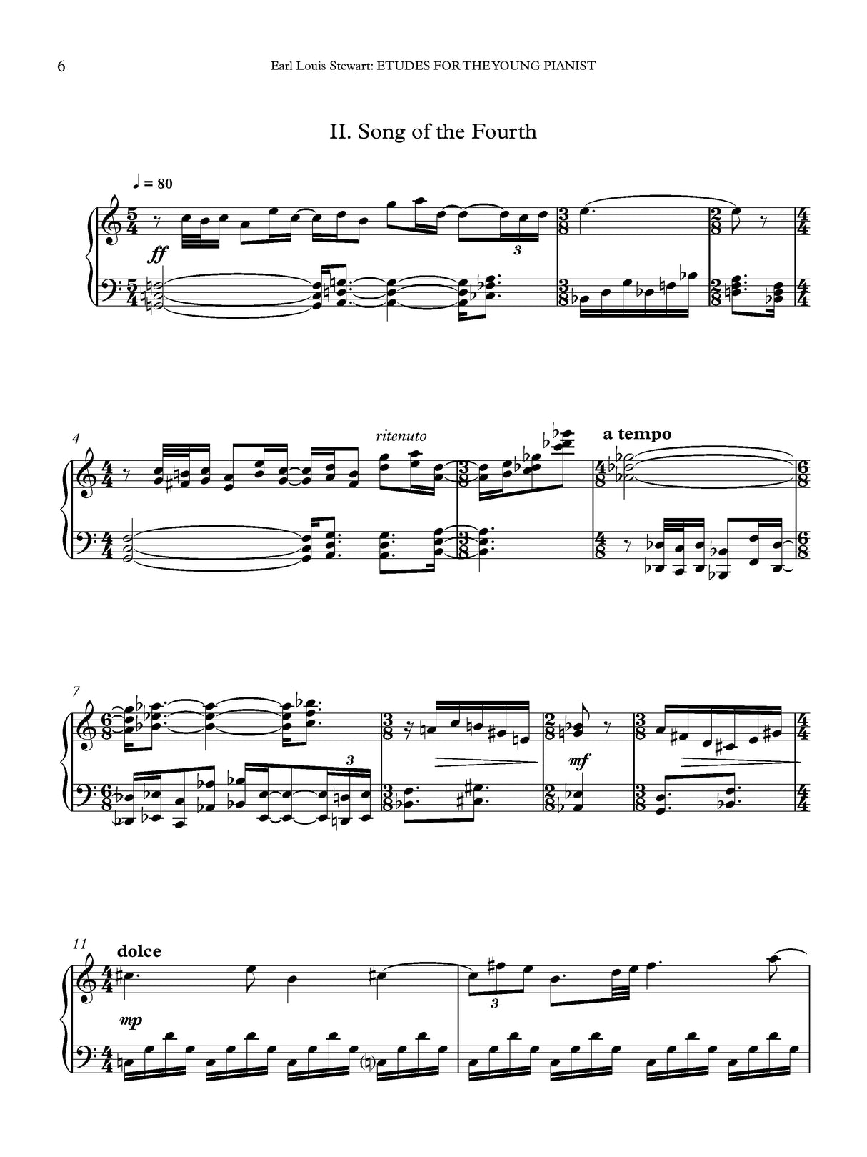 Stewart: Etudes for the Young Pianist