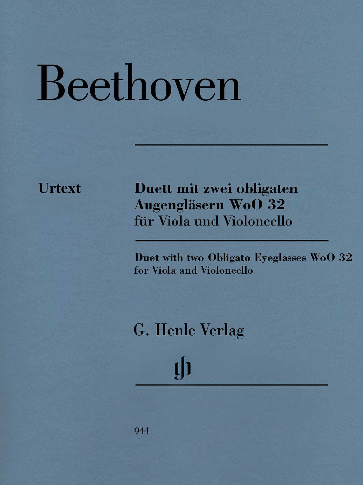 Beethoven: Duet with Two Obligato Eyeglasses, WoO 32 – Ficks Music