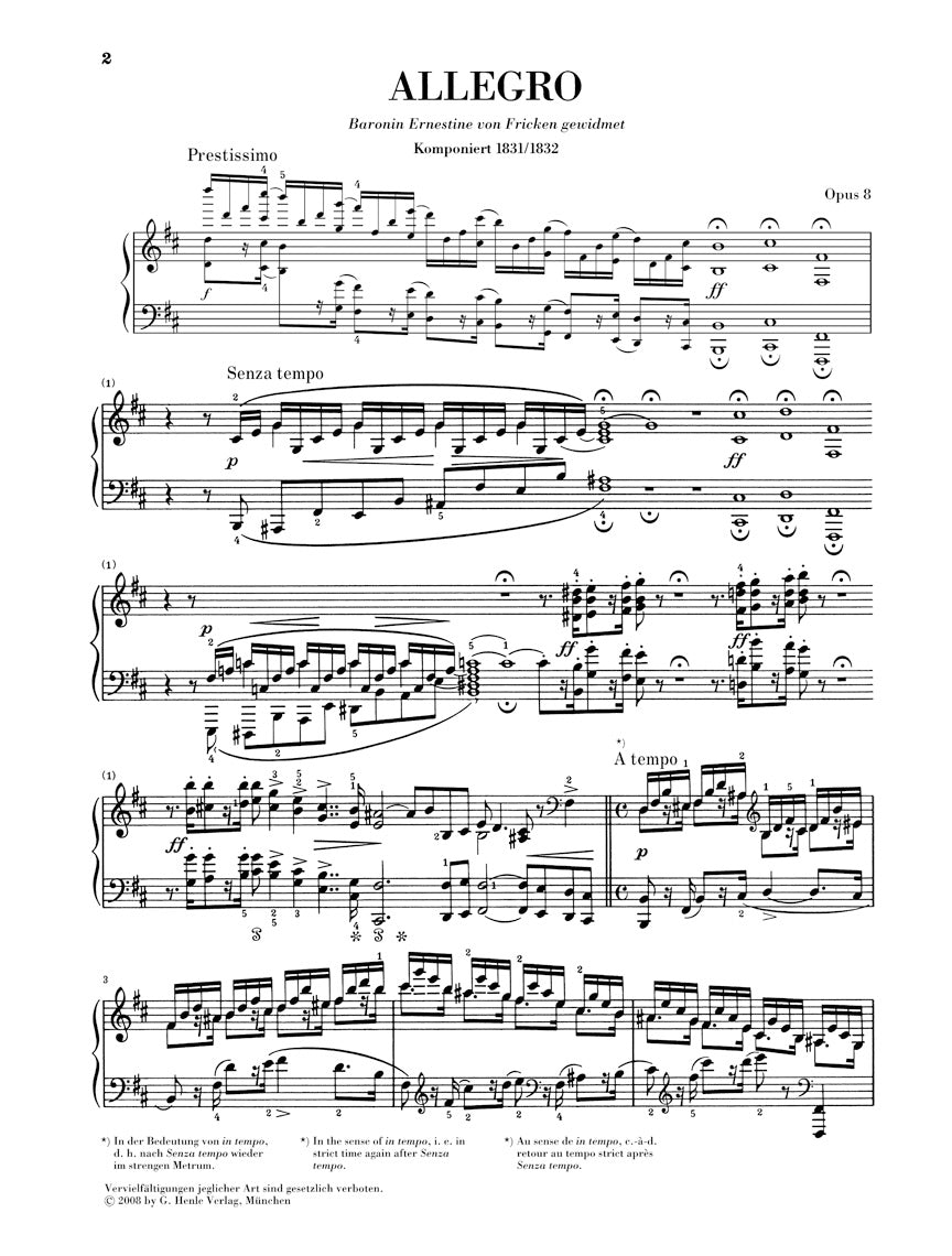 【弓メンテ中】Josef Lorenz 1401A & フィンケルALLEGRO Schumann: Allegro in B Minor, Op. 8 – Ficks Music