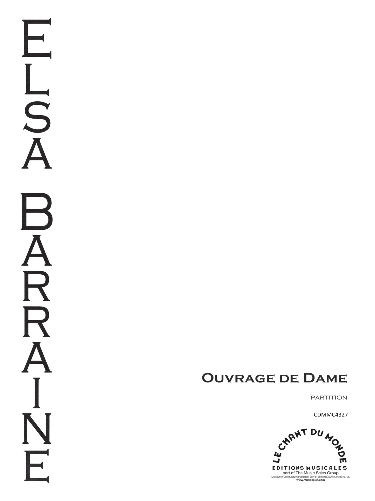 Barraine: Ouvrage de Dame
