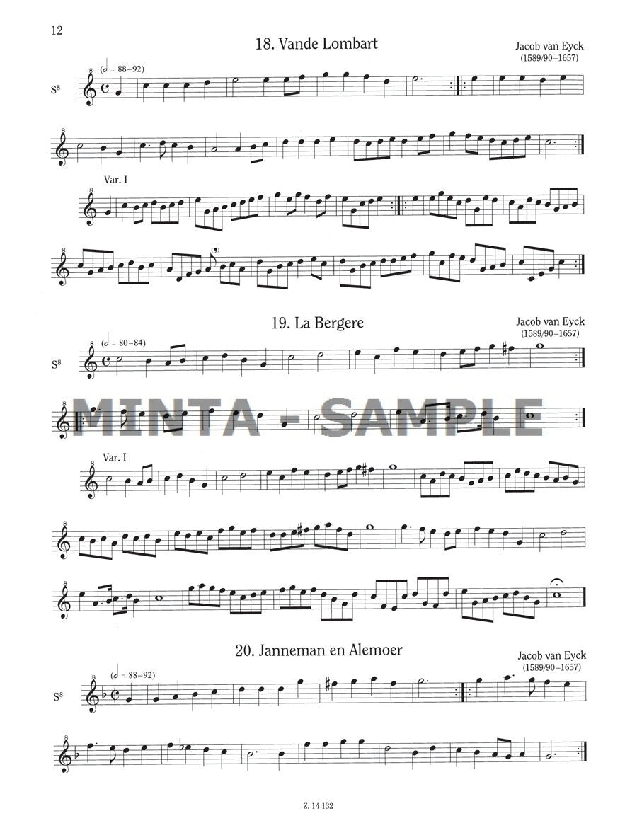 Repertoire for Music Schools - Recorder Volume 1a