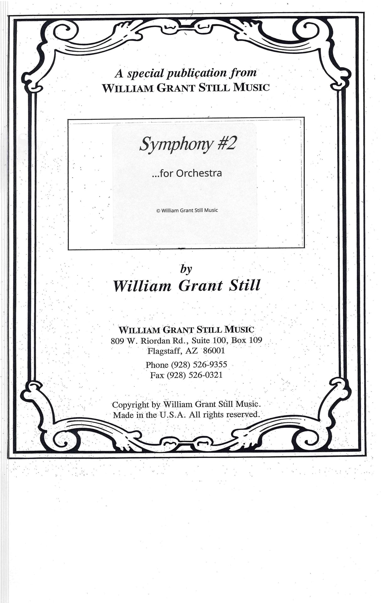 Still: Symphony No. 2 in G Minor