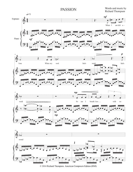 Thompson: Songs of Passion