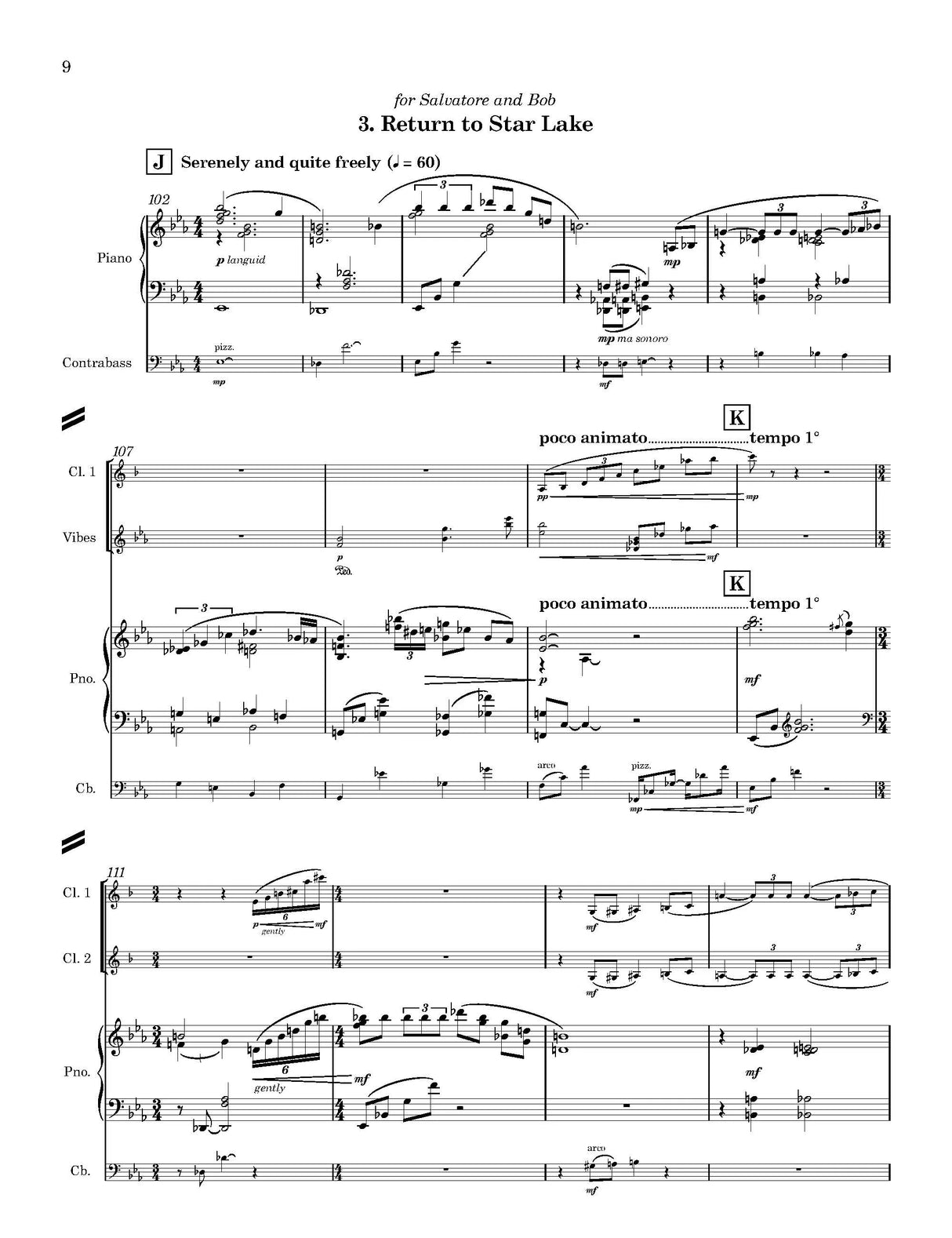 R. Stern: 3 Ballads and a Gymnopédie
