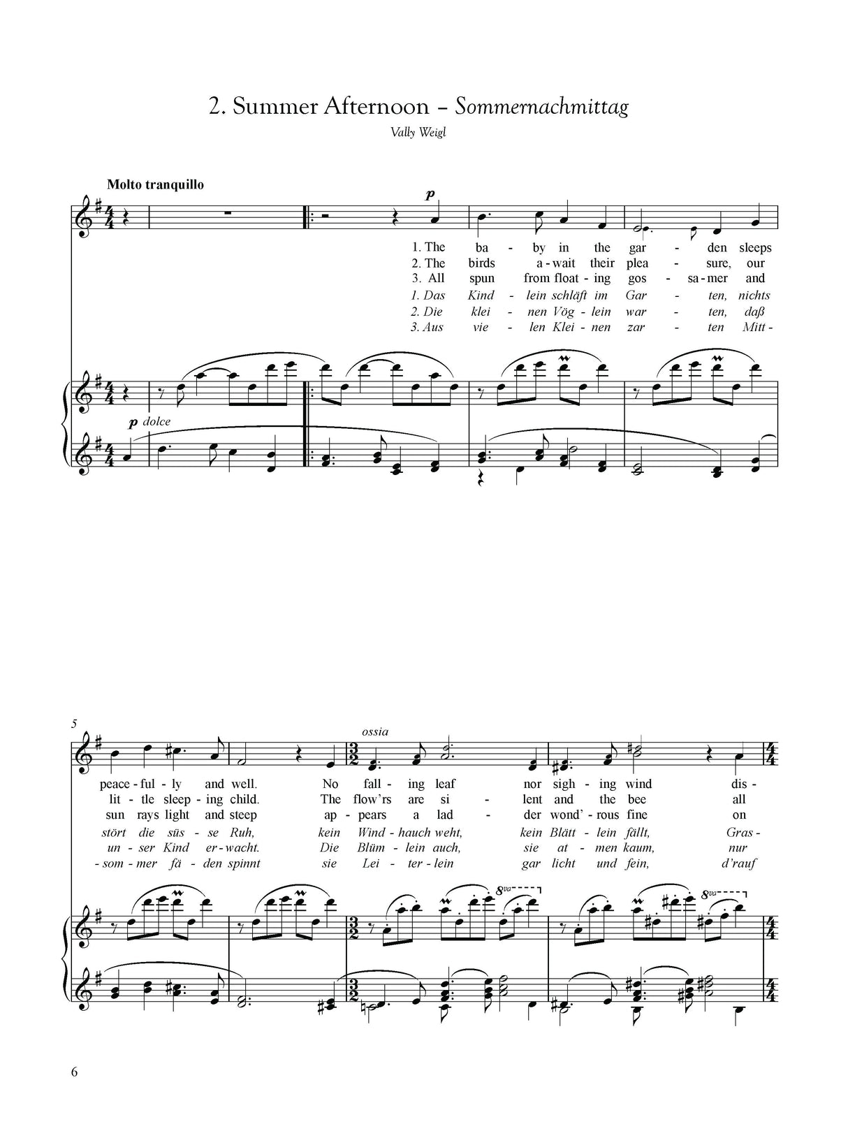 Weigl: 5 Songs for Soprano & String Quartet, Op. 40