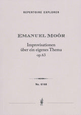 Moór: Improvisationen über ein eigenes Thema, Op. 63