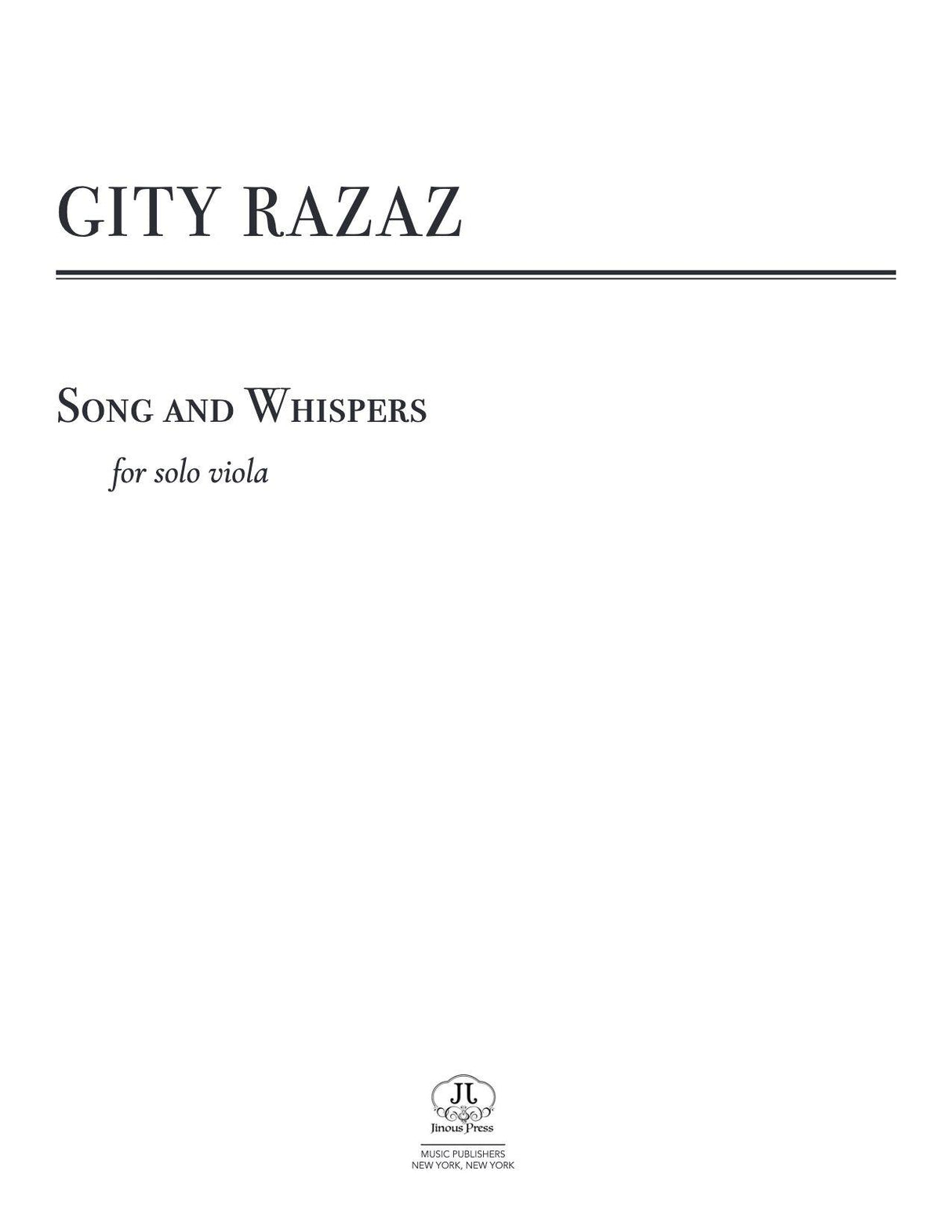 Razaz: Song & Whispers