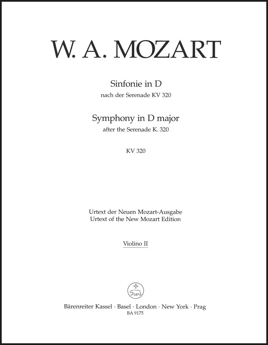 Mozart: Symphony in D Major