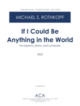 Rothkopf: If I Could Be Anything in the World