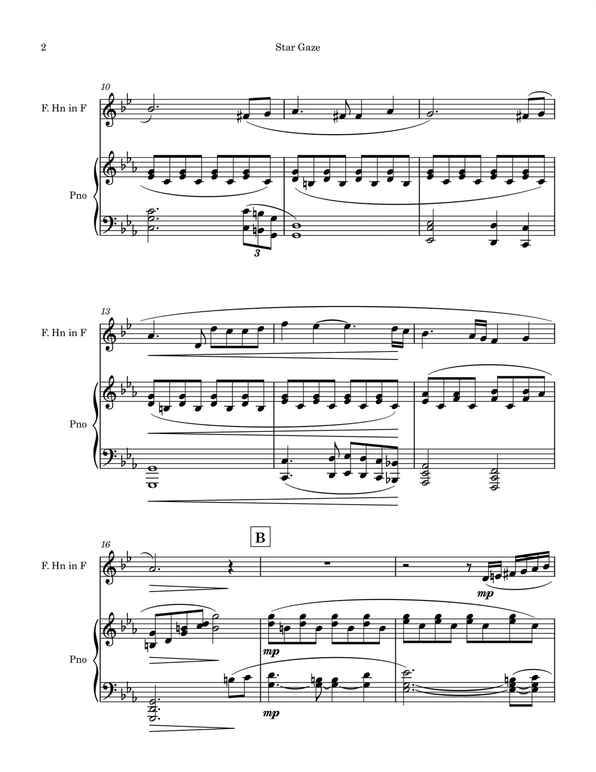 Oliverio: Star Gaze (Version for Horn & Piano)
