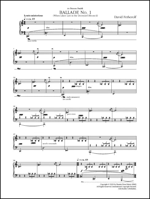 Fetherolf: 2 Ballades