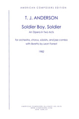 T.J. Anderson: Soldier Boy, Soldier