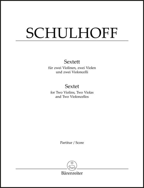 Schulhoff: String Sextet
