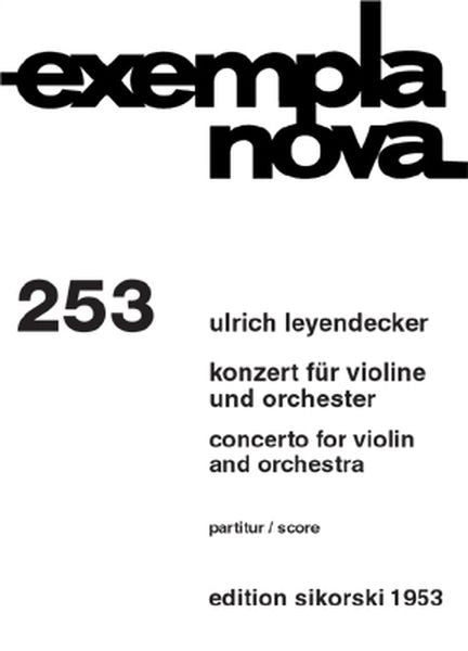 Leyendecker: Violin Concerto