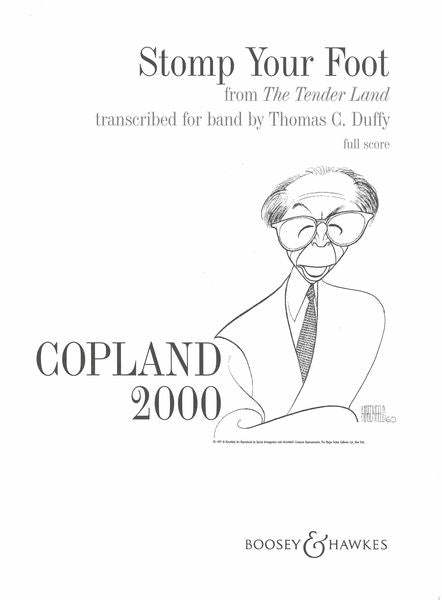 Copland: Stomp Your Foot from The Tender Land (arr. for SATB & band)