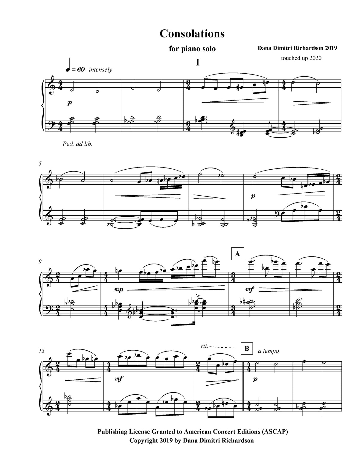 Richardson: Consolations