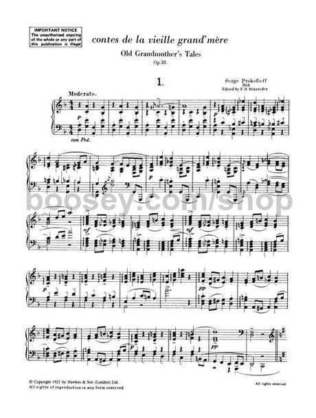 Prokofiev: Old Grandmother's Tales, Op. 31