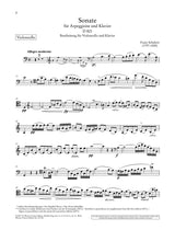 Schubert: Arpeggione Sonata, D 821 (arr. for cello)