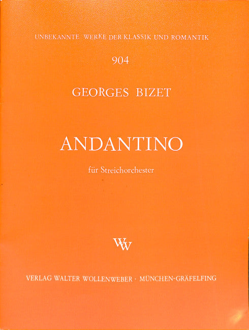Bizet: Andantino, Op. 22