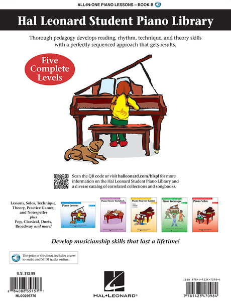 All-In-One Piano Lessons - Book B
