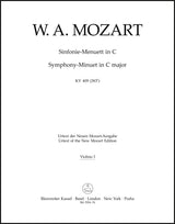 Mozart: Symphony in C Major, K. 409