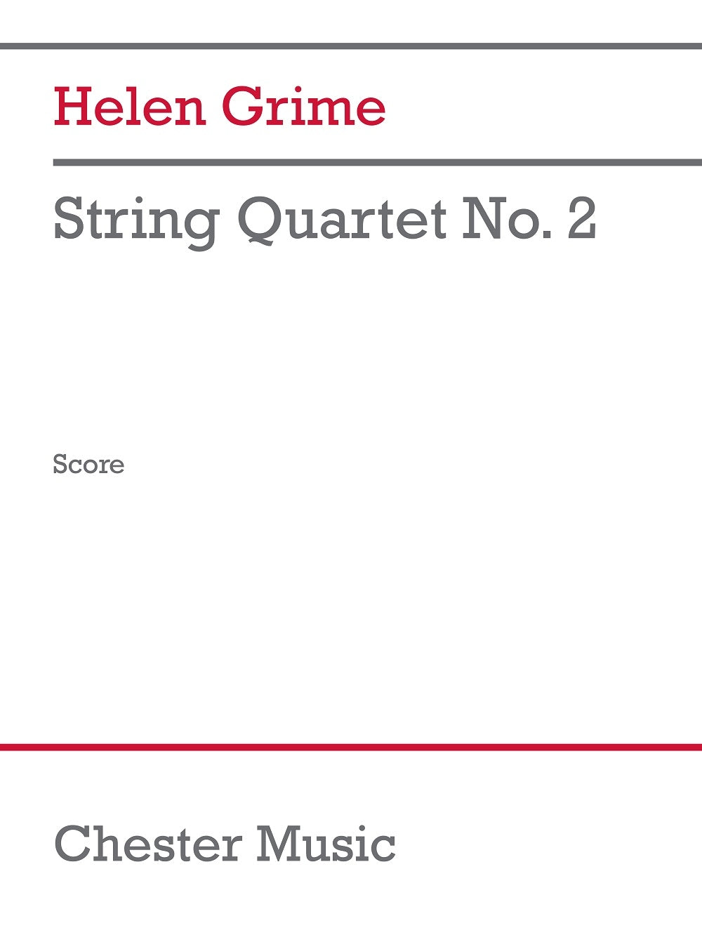 Grime: String Quartet No. 2