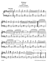 Brahms: Waltzes, Op. 39 (Simplified Version)