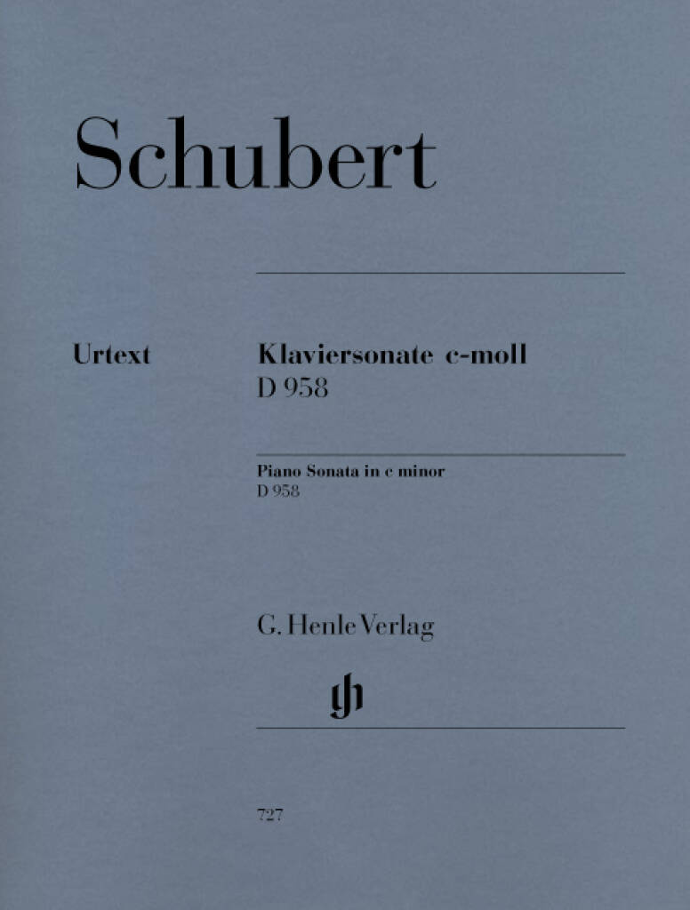 Schubert: Piano Sonata in C Minor, D 958