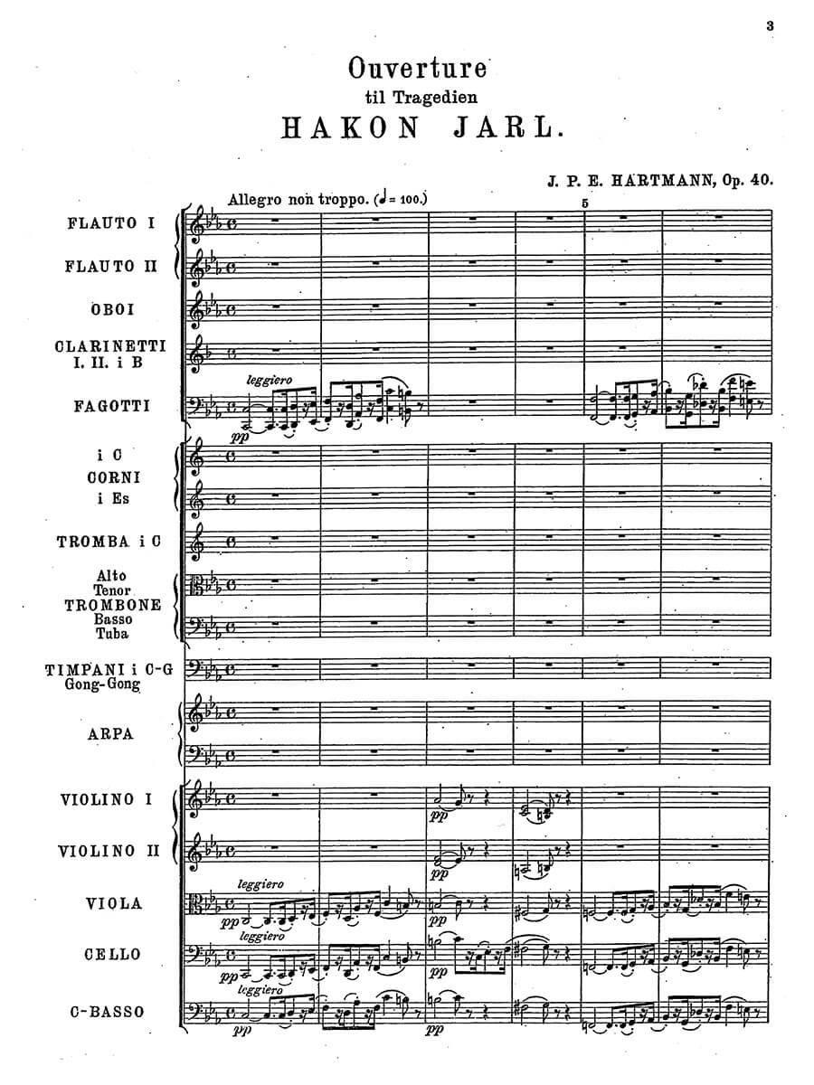 J.P.E. Hartmann: Overture to Hakon Jarl