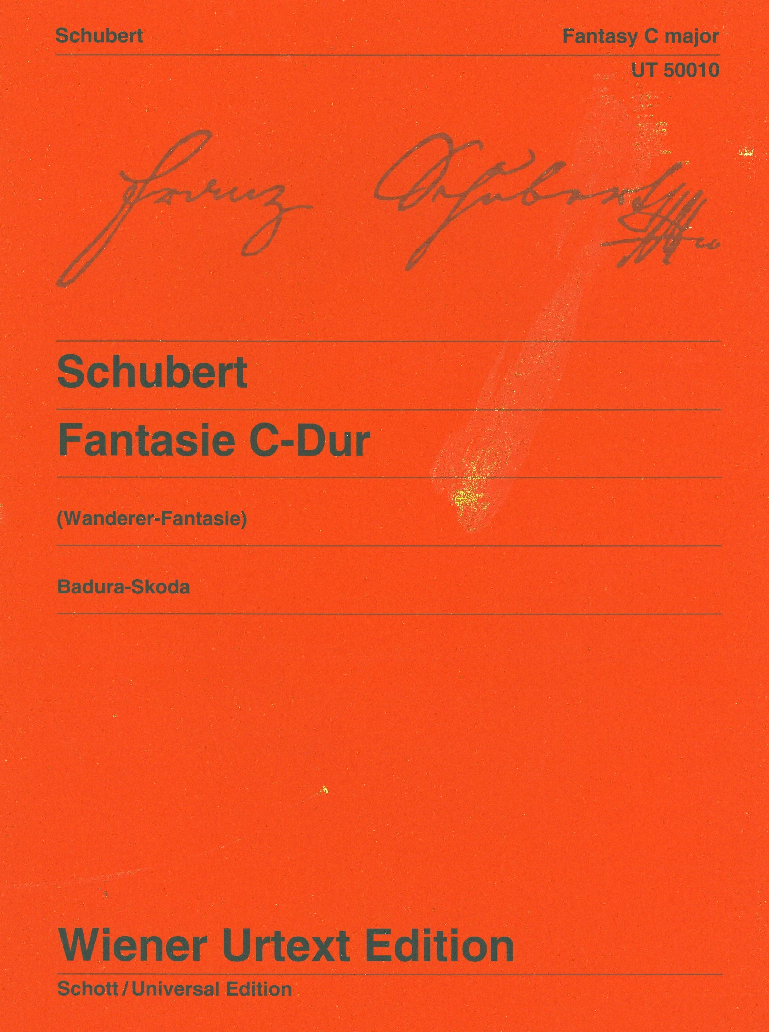 Schubert: Fantasy in C Major, Op. 15, D 760 (