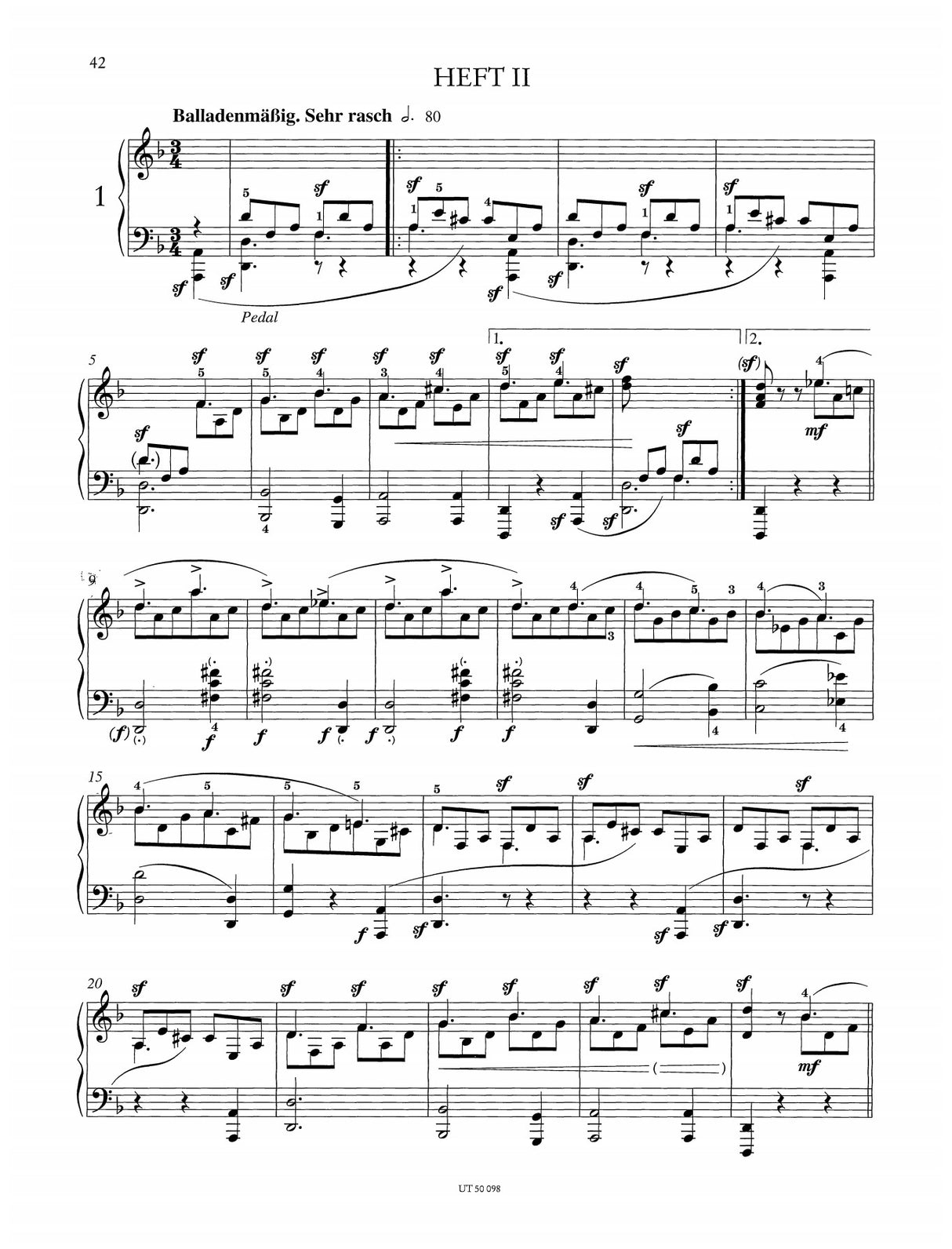 Schumann: Davidsbündlertänze, Op. 6