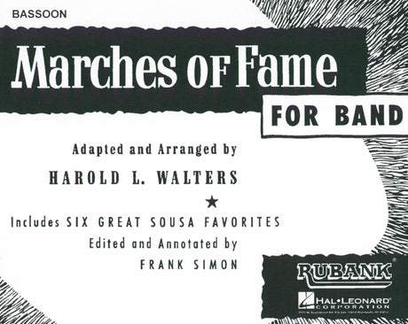 Marches of Fame for Band