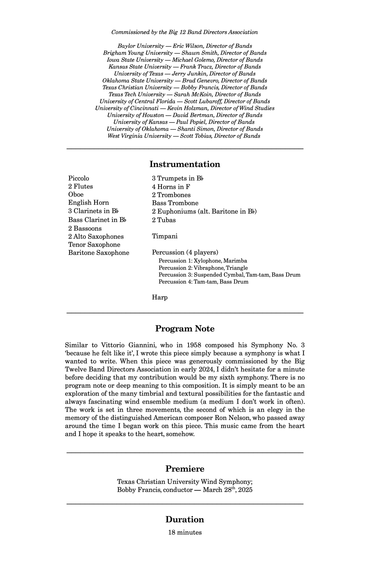 Mason: Symphony No. 6