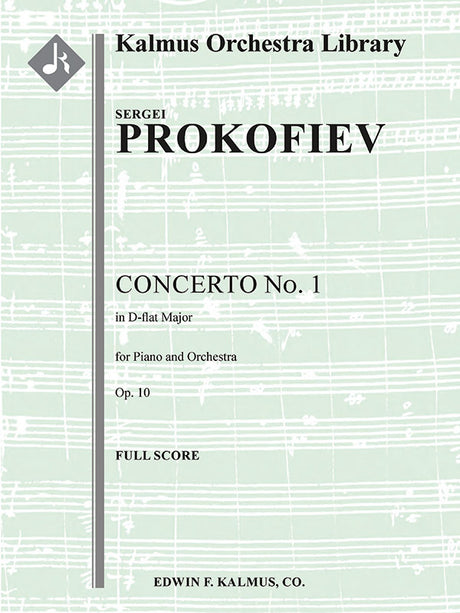 Prokofiev: Piano Concerto No. 1 in D-flat Major, Op. 10