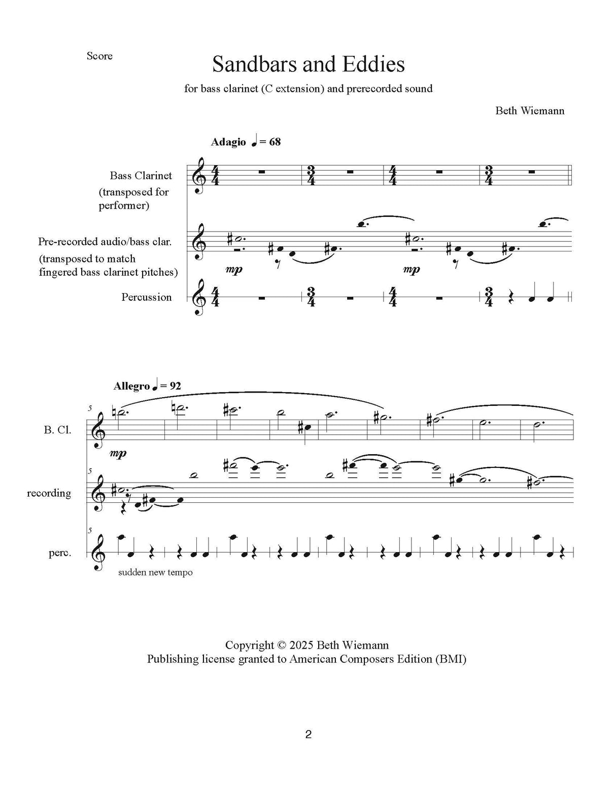 Wiemann: Sandbars and Eddies