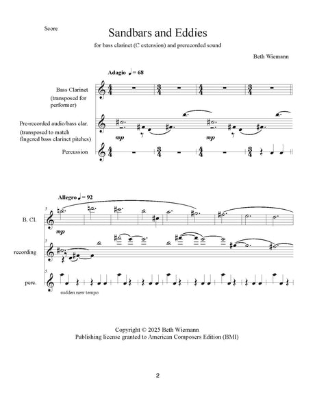 Wiemann: Sandbars and Eddies