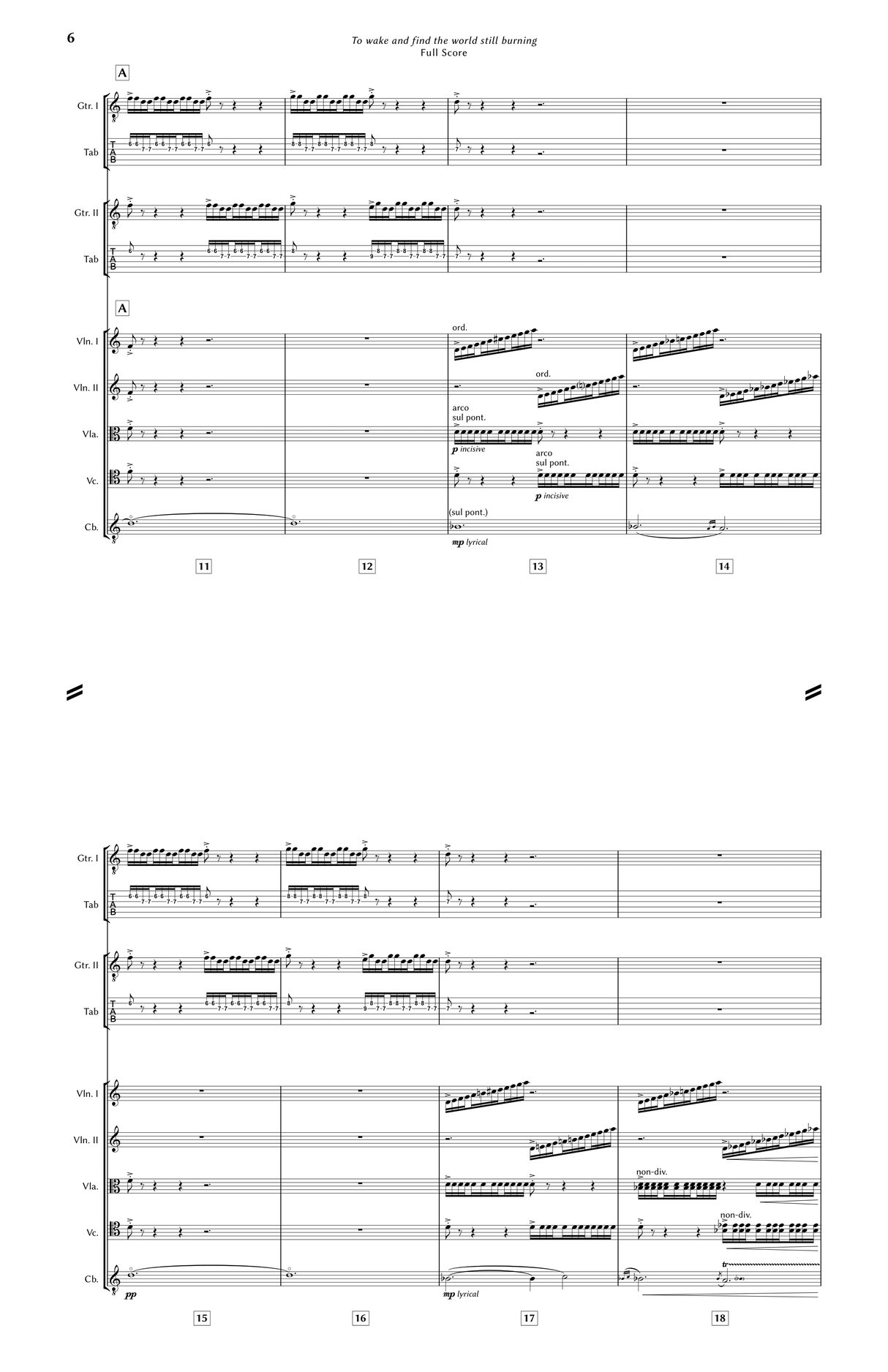 Stafylakis: To wake and find the world still burning