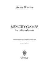 Dorman: Memory Games (for violin and piano)