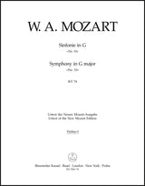 Mozart: Symphony No. 10 in G Major, K. 74