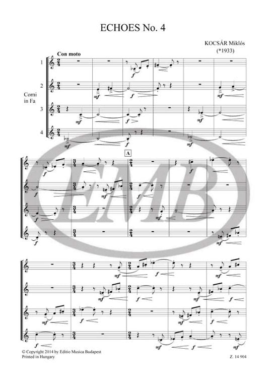 Kocsár: Echoes No. 4