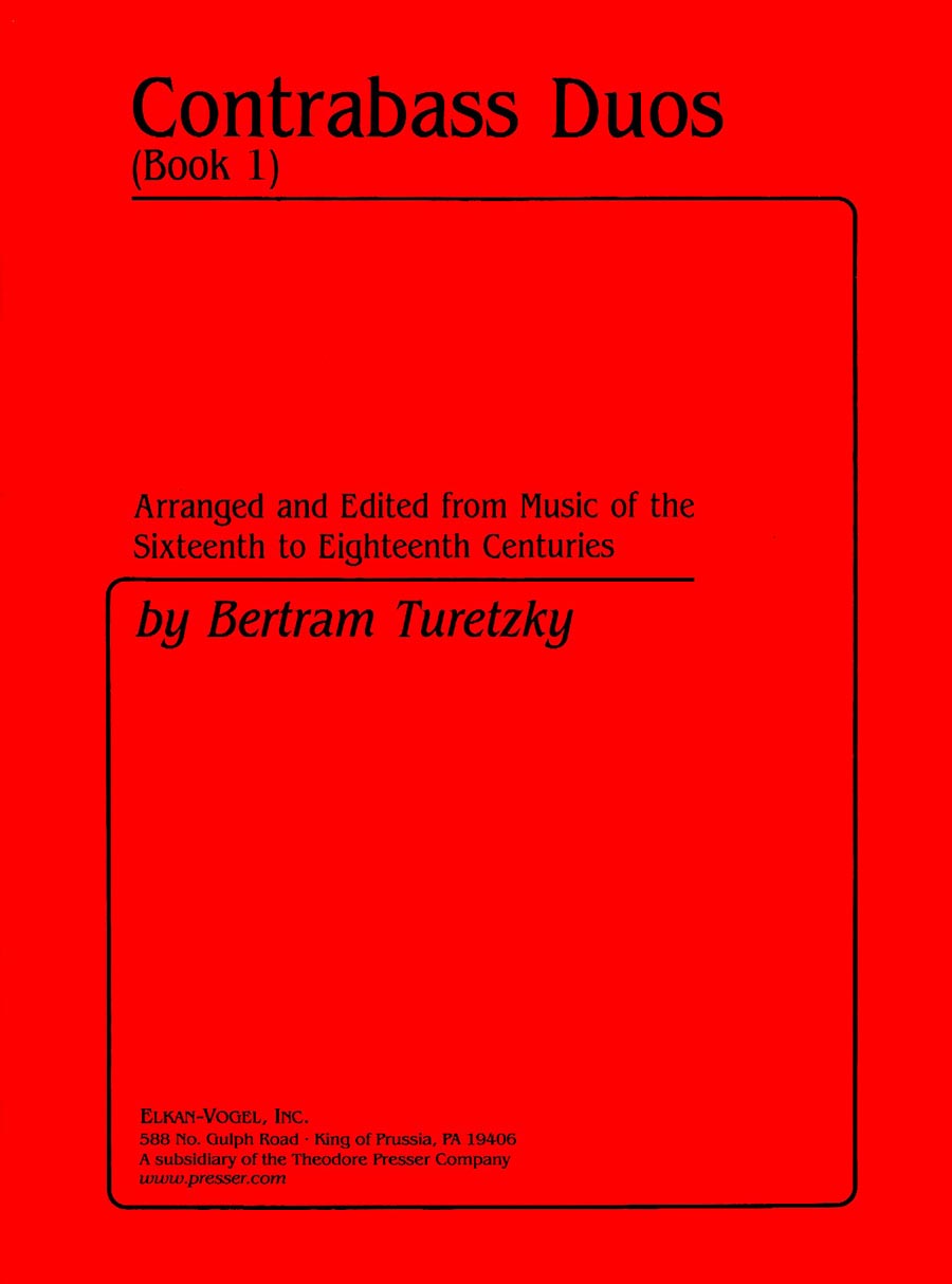 Contrabass Duos - Book 1