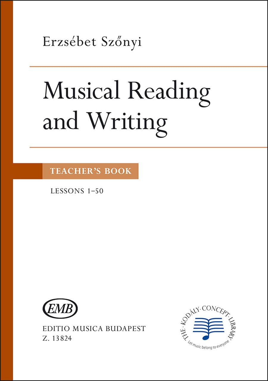 Musical Reading and Writing: Teacher's Book - Volume 1