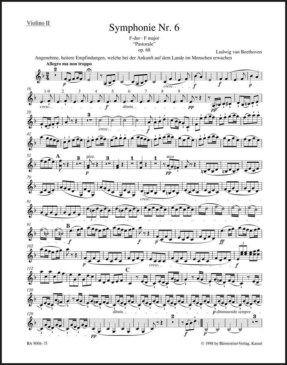 Beethoven: Symphony No. 6 in F Major, Op. 68 (