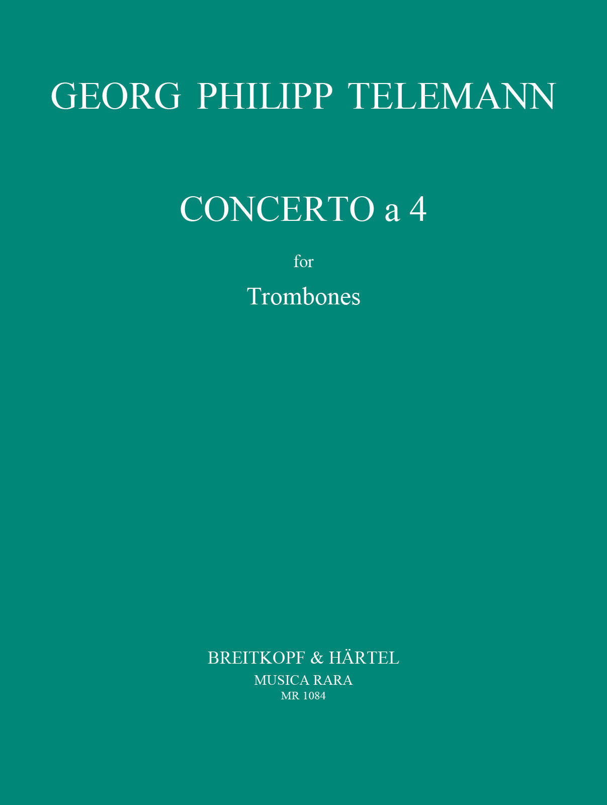 Telemann: Concerto a 4 (arr. for trombone quartet)