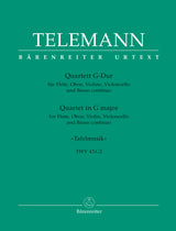 Telemann: Quartet in G Major for for Flute, Oboe, Violin, Cello and Basso continuo, TWV 43:G2